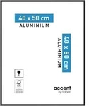Nielsen Bilderrahmen Accent Aluminium Schwarz Matt / 40 x 50