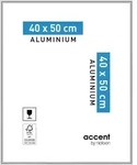 Nielsen Bilderrahmen Accent Aluminium Silber / 40 x 50