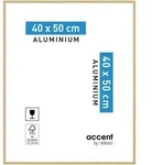 Nielsen Bilderrahmen Accent Aluminium Gold / 40 x 50