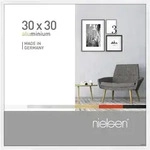 Nielsen Bilderrahmen Pixel Aluminium Wei&szlig; glanz / 30 x 30