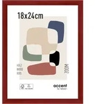 Nielsen Bilderrahmen Zoom Holz Rot / 18 x 24
