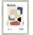 Nielsen Bilderrahmen Zoom Holz Silber / 18 x 24