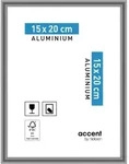 Nielsen Bilderrahmen Accent Aluminium 15 x 20 / Stahlgrau