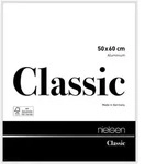 Nielsen Bilderrahmen Classic Aluminium 50 x 60 / Wei&szlig; glanz