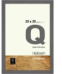 Nielsen Bilderrahmen Quadrum Holz Grau / 20 x 30
