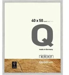 Nielsen Bilderrahmen Quadrum Holz 40 x 50 / Silber