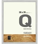 Nielsen Bilderrahmen Quadrum Holz Silber / 28 x 35