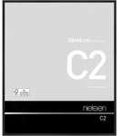 Nielsen Bilderrahmen C2 Aluminium Struktur Schwarz matt / 50 x 60