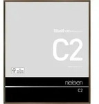 Nielsen Bilderrahmen C2 Aluminium Struktur Walnuss Matt / 50 x 60