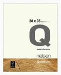 Nielsen Bilderrahmen Quadrum Holz Wei&szlig; / 28 x 35