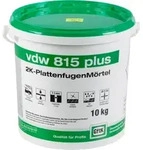 vdw 815 plus 2K-Plattenfugenm&ouml;rtel, 10 kg - natur