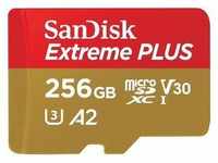 Sandisk Microsdxc Extreme Plus 256Gb (R200mb/S) + Adapter, 2 Jahre Rescuepro Deluxe