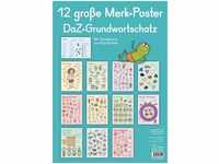 12 große Merk-Poster DaZ-Grundwortschatz - Redaktionsteam Verlag an der Ruhr,...