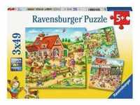 Puzzle Ferien Auf Dem Land 3X49-Teilig