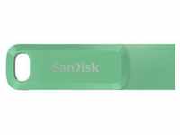 Sandisk Ultra Dual Usb Flash Drive Go 256 Gb, Usb-C, Absinthe Green