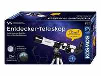 Forscher-Zubehör Entdecker-Teleskop In Schwarz/Weiß