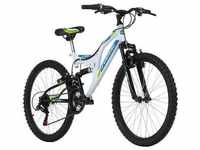 Ks Cycling Kinder-Mountainbike 24'' Zodiac Rh 38 Cm (Farbe: Weiß-Grün)