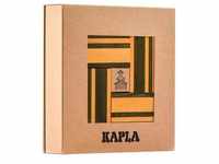 Holzbauplättchen Farbe 40-Teilig Mit Bastelbuch In Gelb/Grün