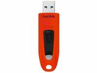SanDisk Cruzer Ultra, 64 GB, USB 3.0, 130 MB/s, Rot