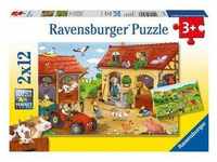 Ravensburger Kinderpuzzle - 07560 Fleißig Auf Dem Bauernhof - Puzzle Für Kinder Ab