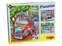 Puzzle Polizei, Feuerwehr & Co. 12/15/18-Teilig