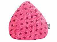 Beanbag Fluffy Stars Xl, 70 X 110 (Farbe: Pink)