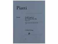 12 Capricci Op.25, Violoncello Solo - Alfredo Piatti - 12 Capricci op. 25 für