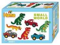 Hama® Bügelperlen Midi - Geschenkpackung Kleine Welt Dinosaurier & Auto Blau 2