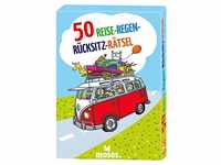 Kartenset 50 Reise-Regen-Rücksitz-Rätsel In Bunt