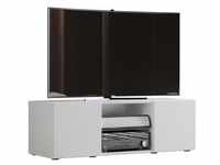 Vcm Holz Tv Lowboard Fernsehschrank Lowina (Farbe: Weiß, Größe: 95)
