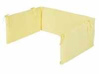 Jersey-Nestchen Für Kinderbetten, Gelb (Größe: 165 X 28 Cm)