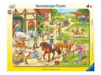 Ravensburger Kinderpuzzle - 06164 Auf Dem Pferdehof - Rahmenpuzzle Für Kinder Ab 4
