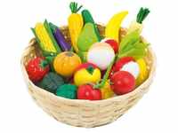 Obst Und Gemüse Im Korb 21-Teilig