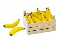 Holz-Obst Bananen In Obstkiste In Gelb