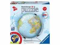 Ravensburger 3D Puzzle 11159 - Puzzle-Ball Globus In Deutscher Sprache - 540 Teile -