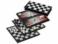 Philos 2506 Schach-Backgammon-Dame-Set Magnetisch