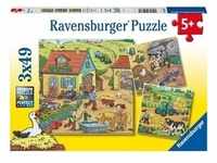 Ravensburger Kinderpuzzle - 05078 Viel Los Auf Dem Bauernhof - Puzzle Für Kinder Ab