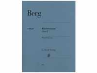 Klaviersonate Op.1, Klavier - Alban Berg - Klaviersonate op. 1, Kartoniert (TB)