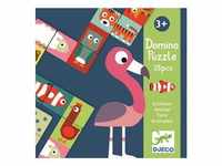 Domino-Puzzle Tiere 28-Teilig In Bunt