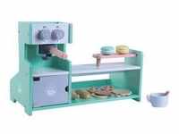 Holz-Spielzeug Coffee Shop 14-Teilig In Mint