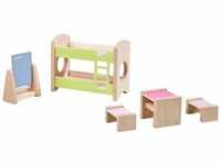 Haba Little Friends - Puppenhaus-Möbel Kinderzimmer Für Geschwister