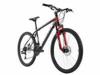Ks Cycling Mountainbike Hardtail 26" Xtinct Schwarz-Rot (Größe: 50 Cm)