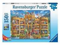 Ravensburger Kinderpuzzle - 12919 Blick In Die Ritterburg - Ritter-Puzzle Für Kinder