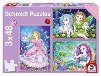 Prinzessin, Fee & Meerjungfrau (Kinderpuzzle)