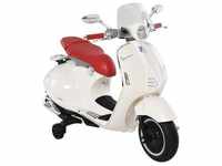 Elektrisches Kindermotorrad Als Vespa (Farbe: Weiß)