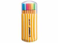 Fineliner Stabilo® Point 88 Zebrui 20Er-Pack Mit Neonfarben