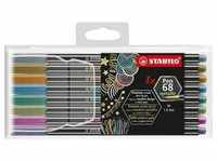 Filzstift Stabilo® Pen 68 Metallic 8Er Im Kunststoffetui