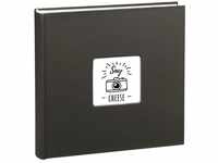 Hama Jumbo-Album "Fine Art", 30X30 Cm, 100 Weiße Seiten, Schwarz