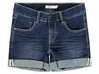 name it - Jeans-Shorts Nkfsalli Dnmtasis 3470 In Dark Blue Denim, Gr.116