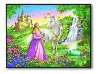 Ravensburger Xxl-Puzzle "Prinzessin Mit Pferd", 200 Teile